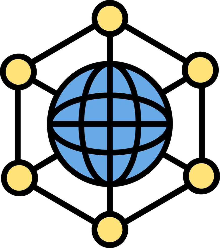 Networking Icon Design Symbol vector