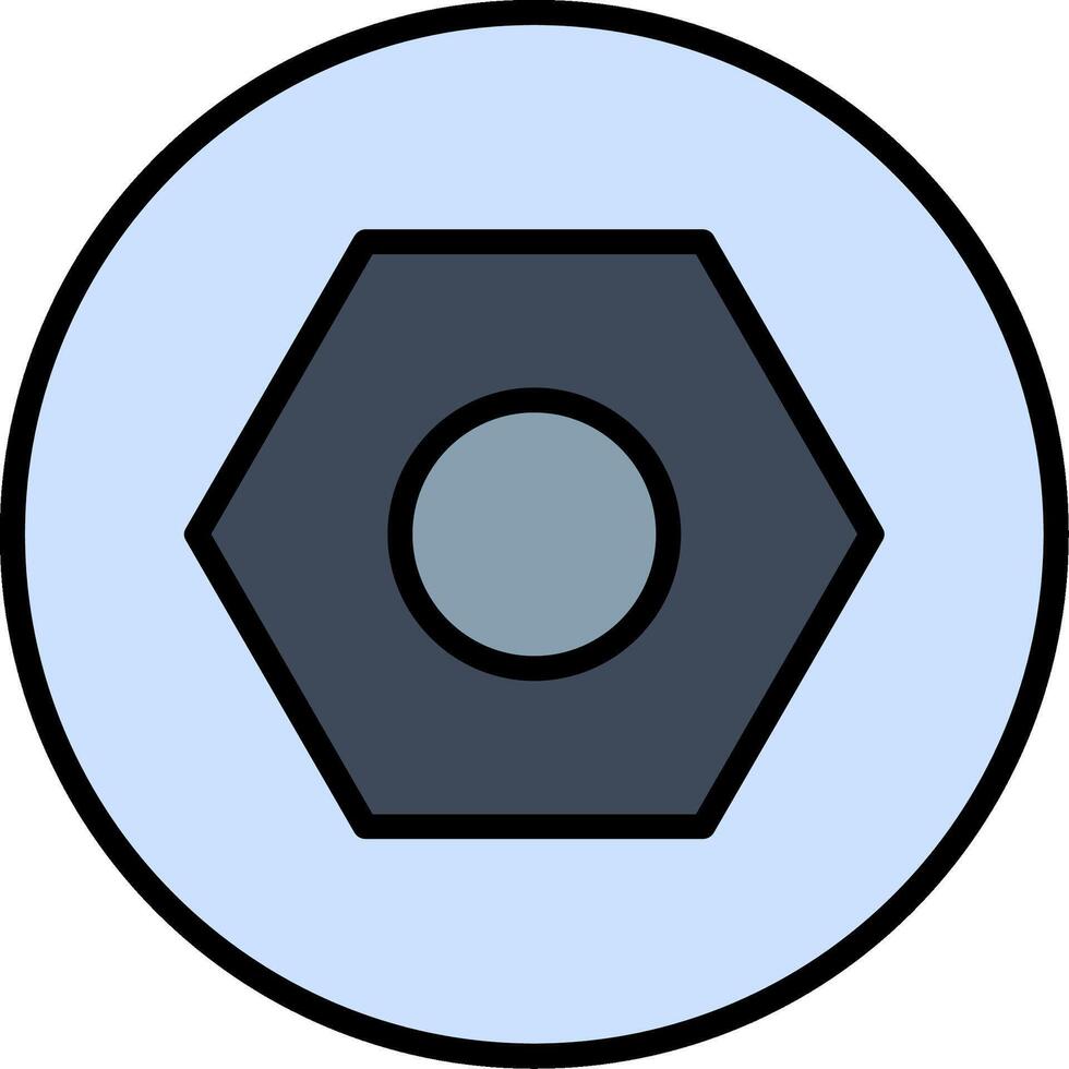 Nut Icon Design Symbol vector