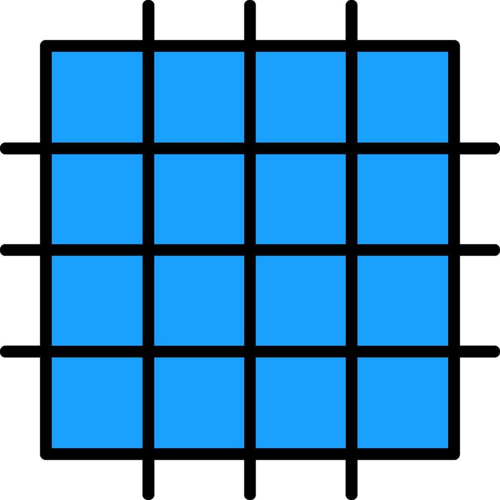 Grid Icon Design Symbol vector