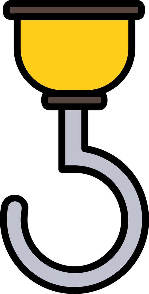 Hook Icon Design Symbol vector