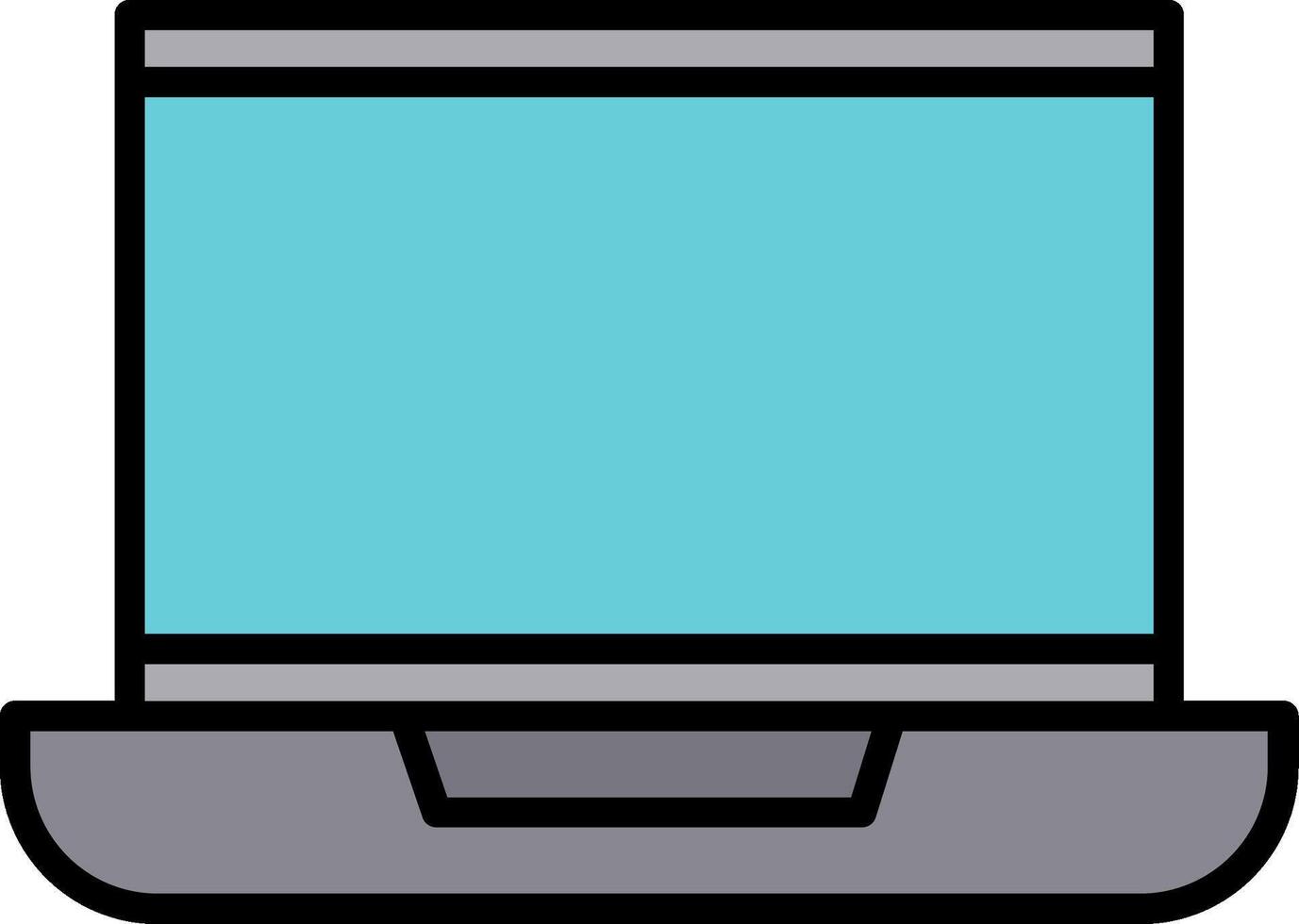 Laptop Icon Design Symbol vector