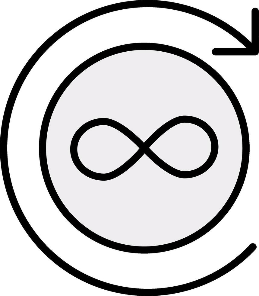 Infinite Icon Design Symbol vector