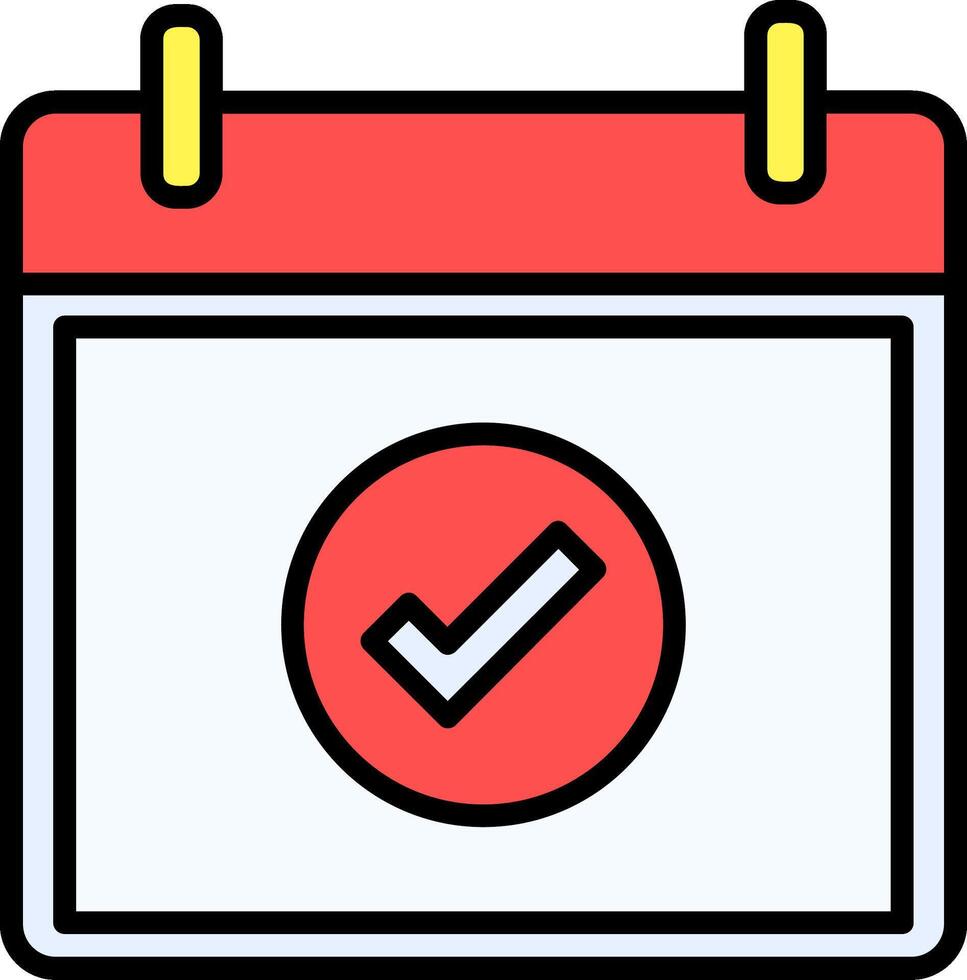 Correct Icon Design Symbol vector