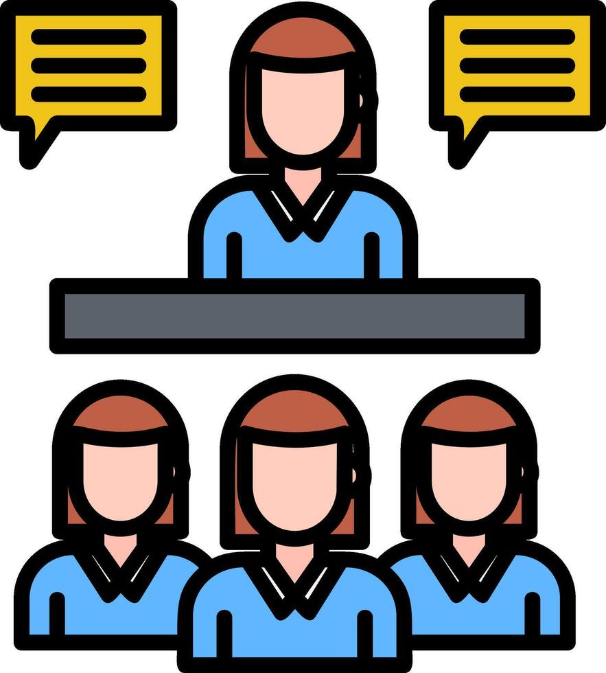 Interview Icon Design Symbol vector