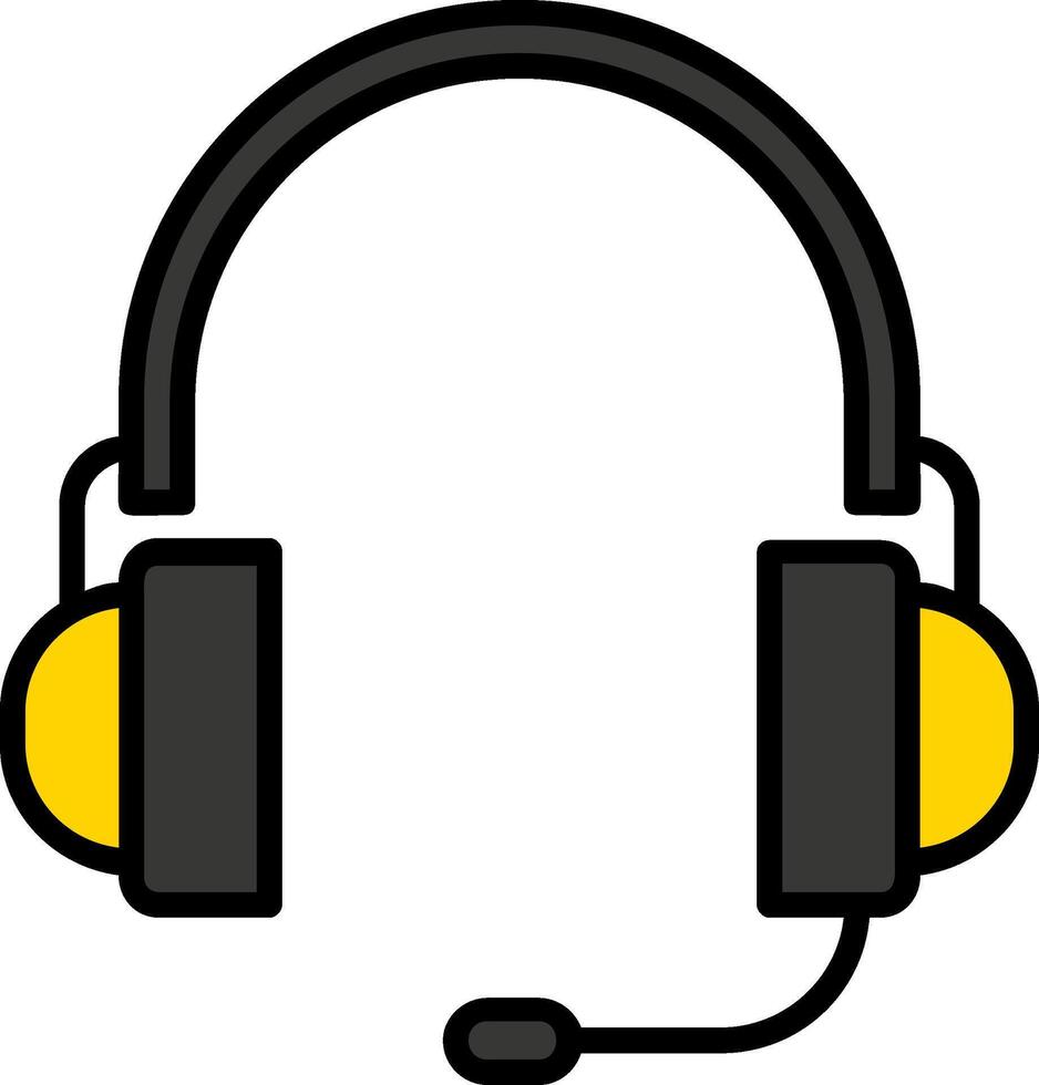 Headphone Icon Design Symbol vector