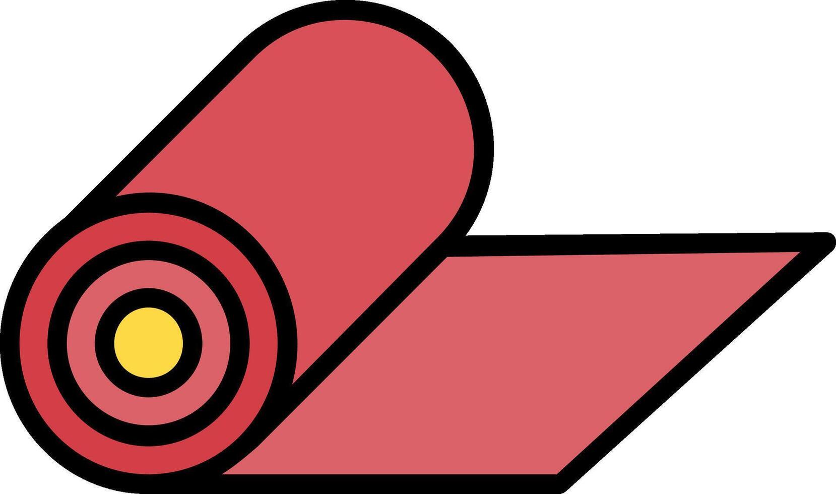 Gym Mat Icon Design Symbol vector