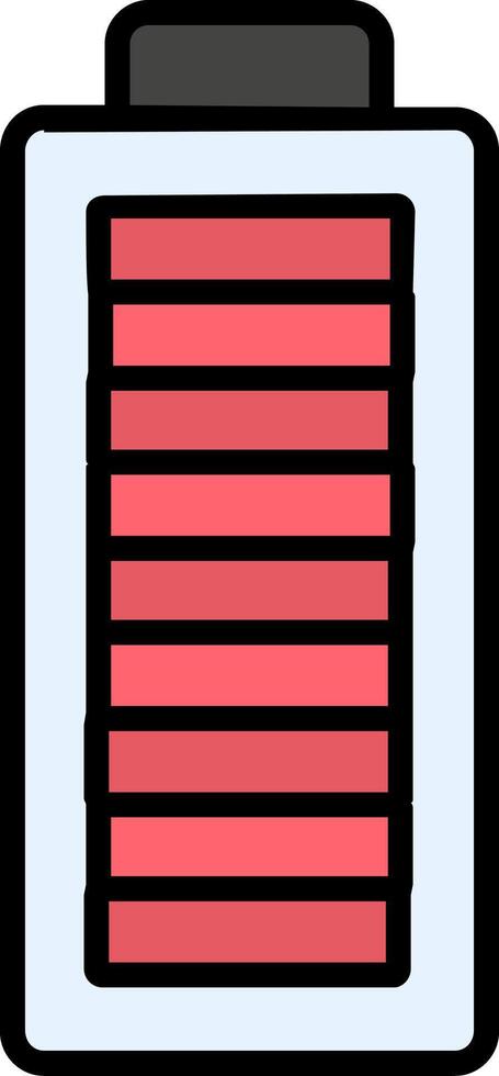 Full Battery Icon Design Symbol vector