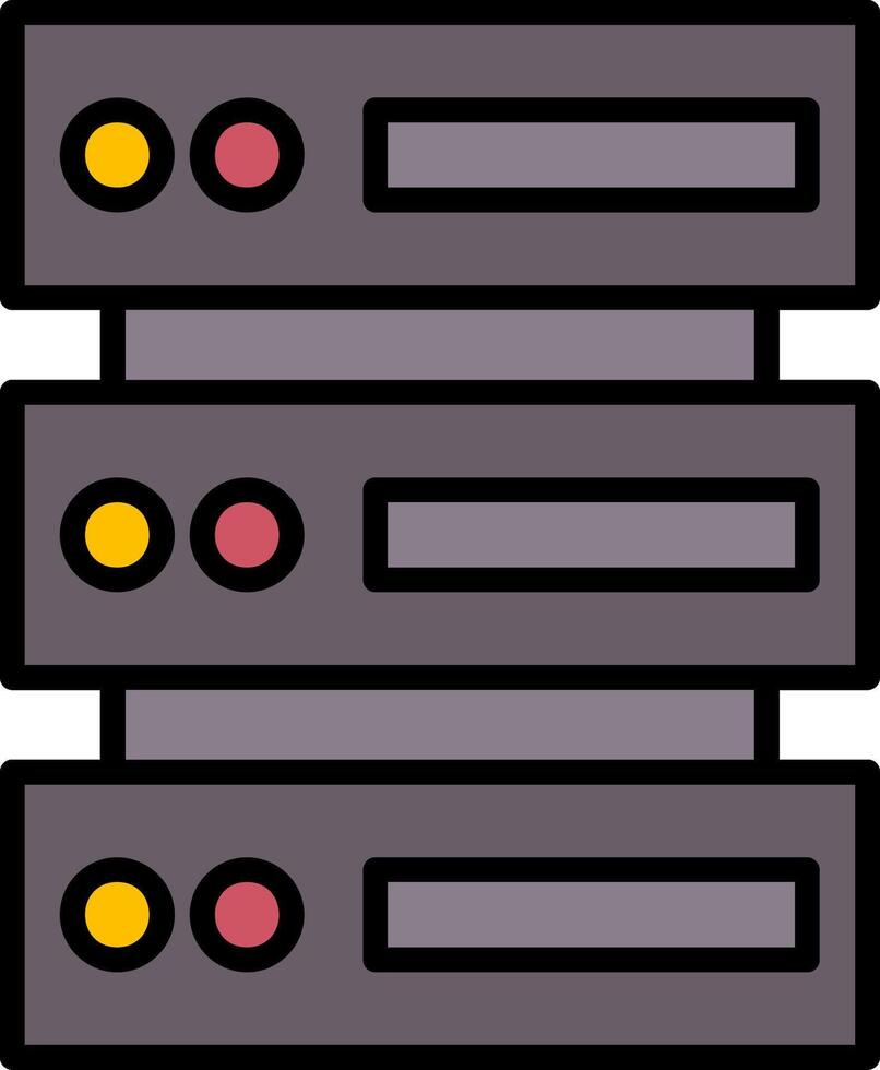 Database Icon Design Symbol vector