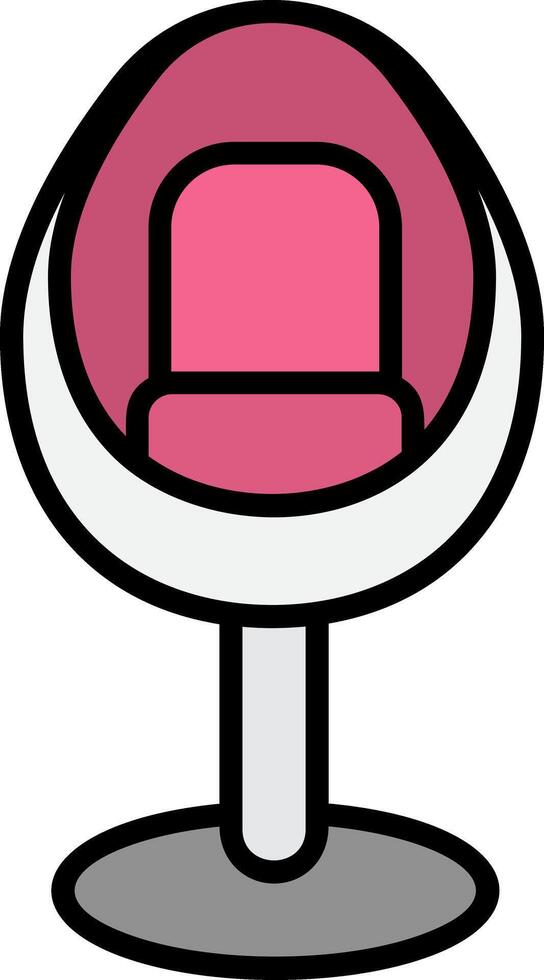 Egg Chair Icon Design Symbol vector