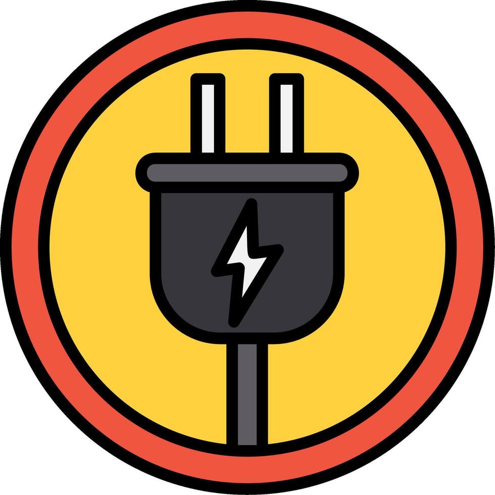Electricity Icon Design Symbol vector