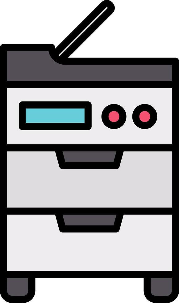 Copy Machine Icon Design Symbol vector