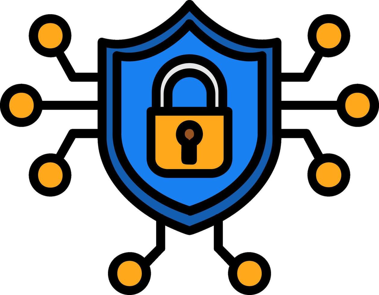 Cyber Security Icon Design Symbol vector