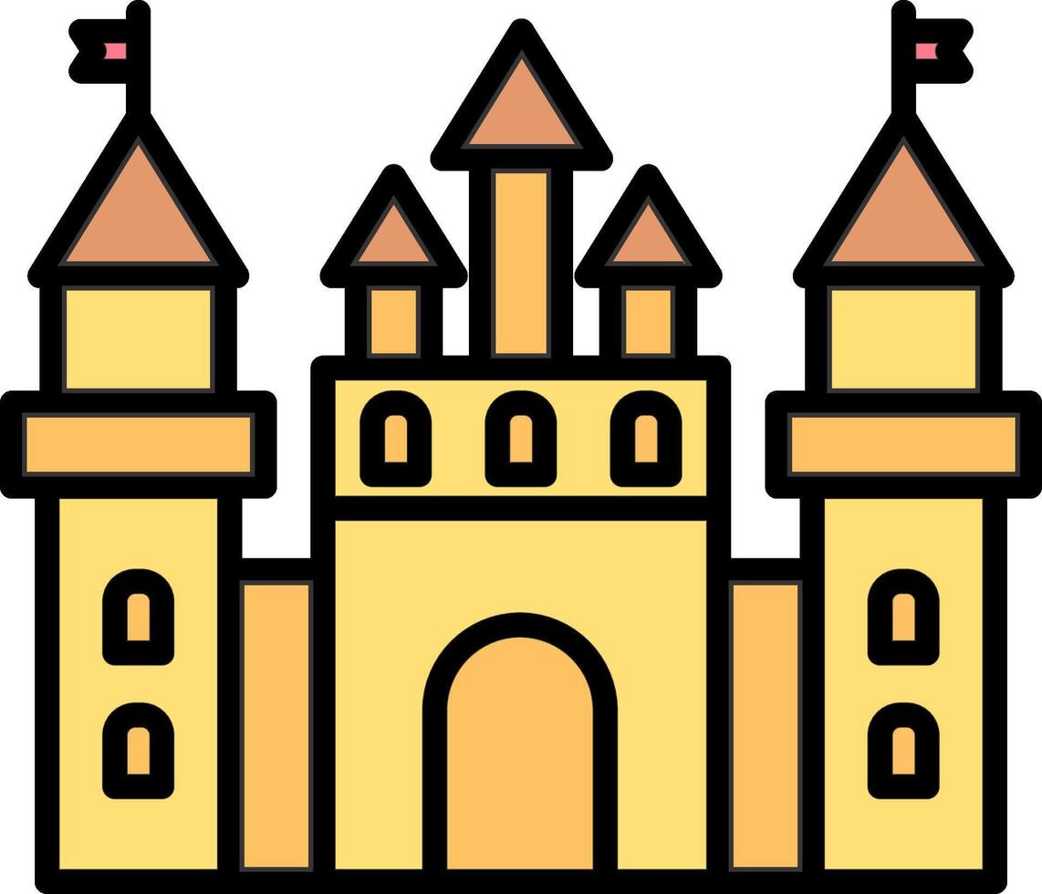 Castle Icon Design Symbol vector
