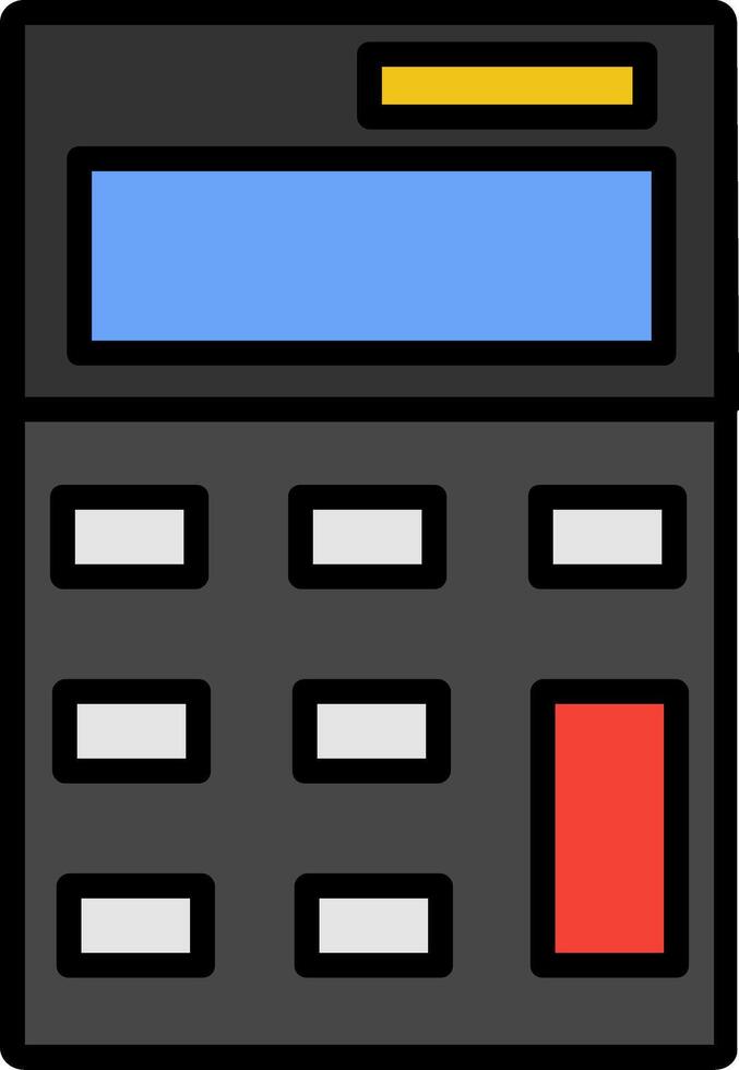 Calculator Icon Design Symbol vector