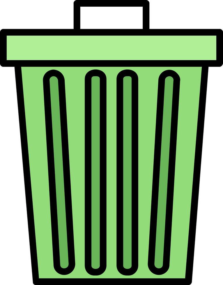 Dustbin Icon Design Symbol vector