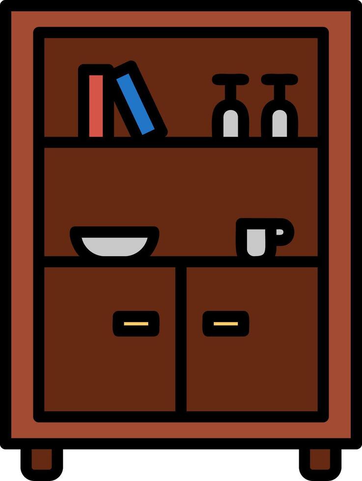 Display Case Icon Design Symbol vector