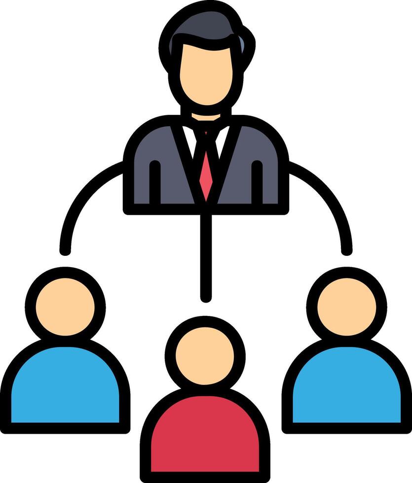 Delegate Icon Design Symbol vector
