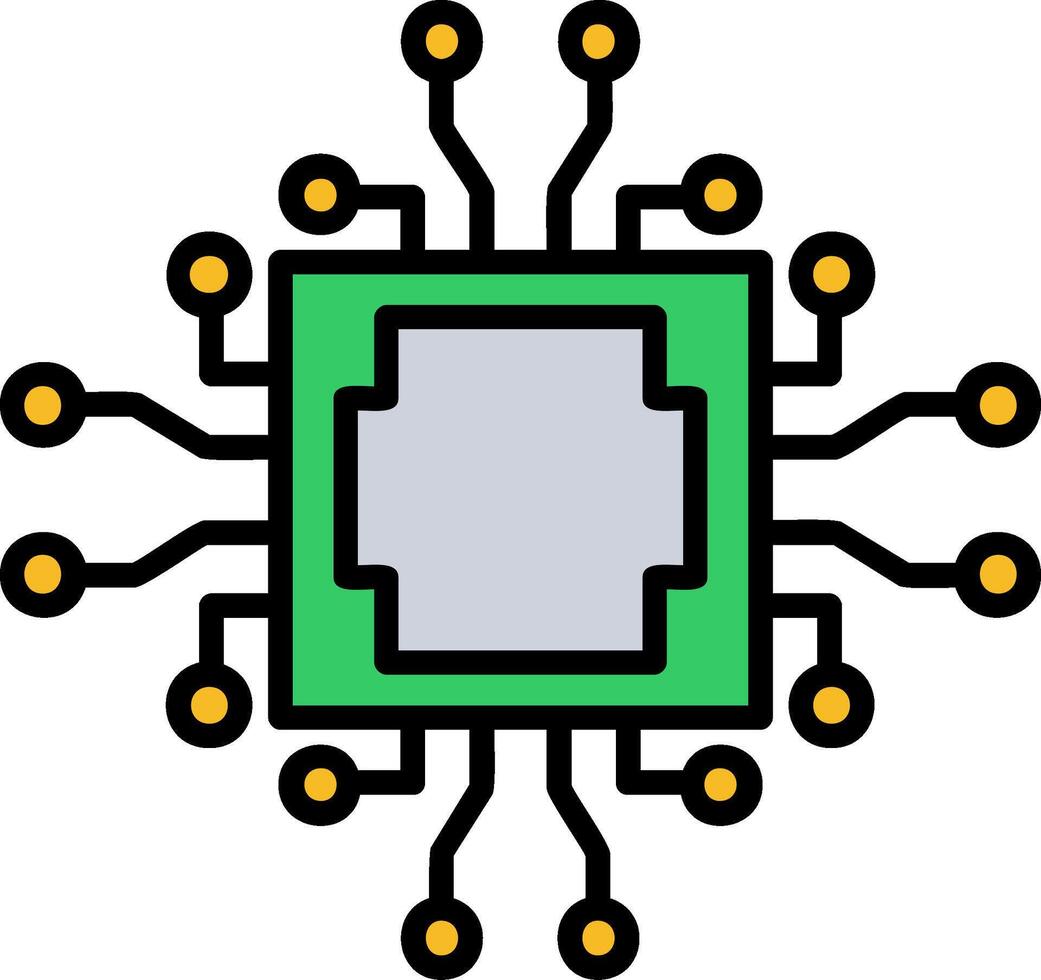 Cpu Icon Design Symbol vector