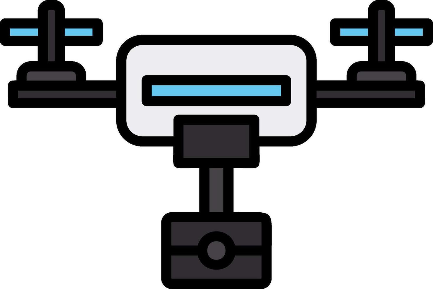 Drone Icon Design Symbol vector