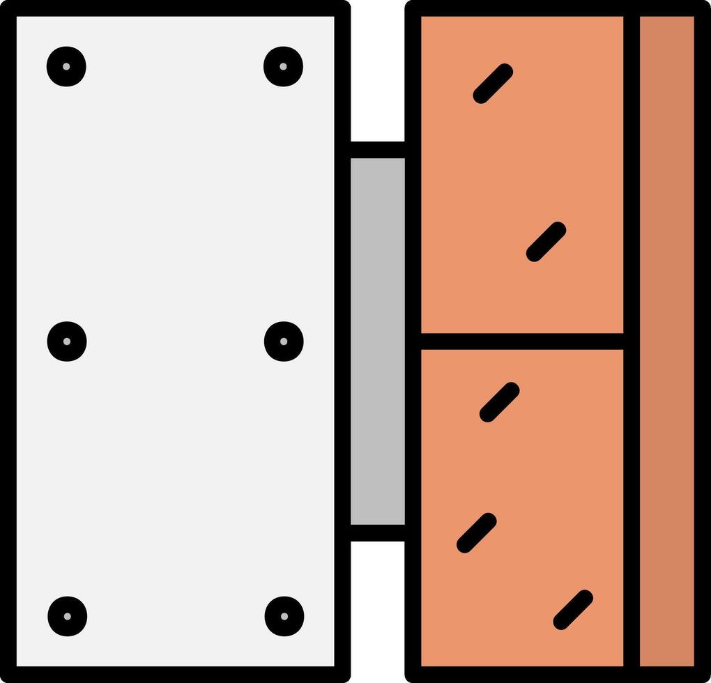 Drywall Icon Design Symbol vector