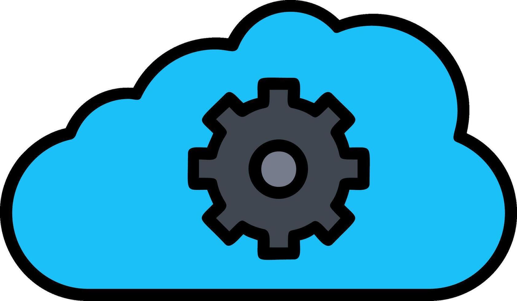 Cloud Storage Icon Design Symbol vector