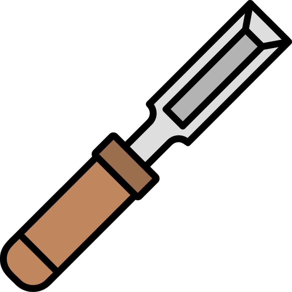 Chisel Icon Design Symbol vector