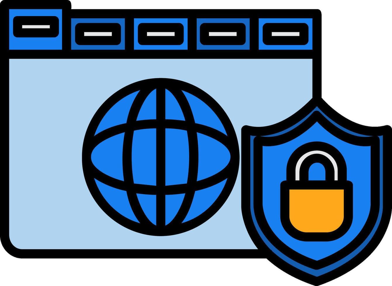 Browser Icon Design Symbol vector