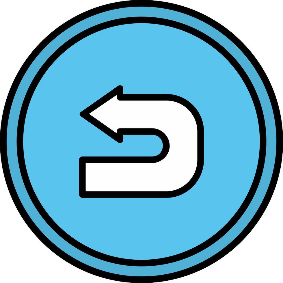Back Icon Design Symbol vector