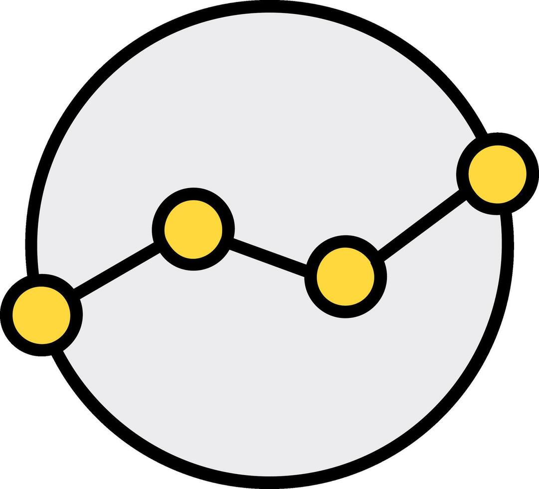 Analytic Icon Design Symbol vector