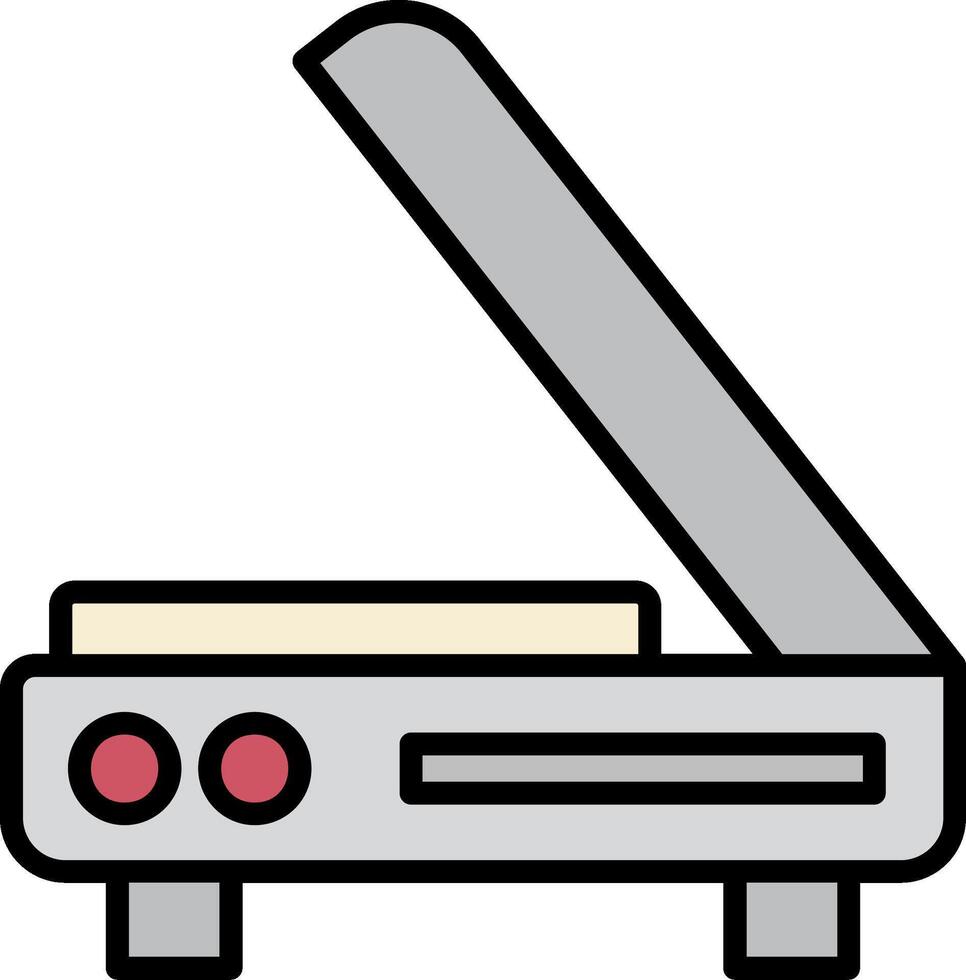 3d Scanner Icon Design Symbol vector