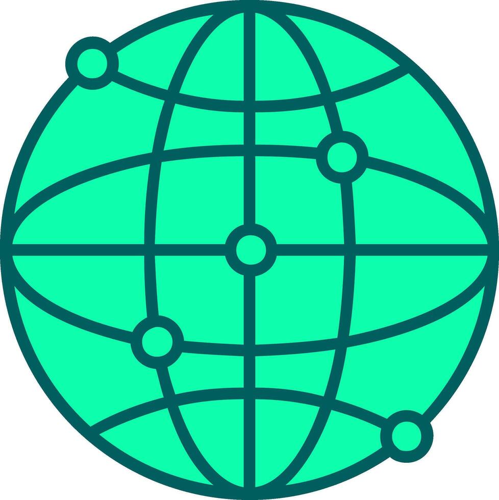 Worldwide Icon Design Symbol vector