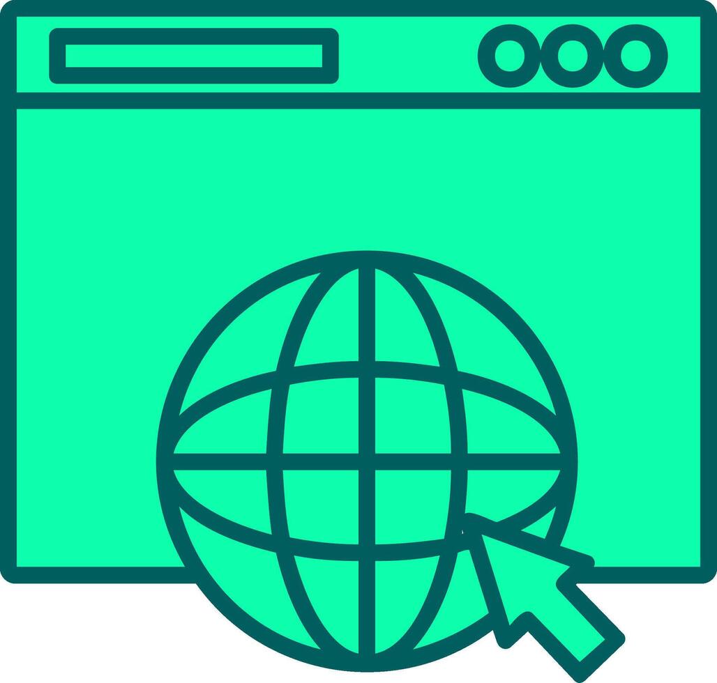 Web Page Icon Design Symbol vector