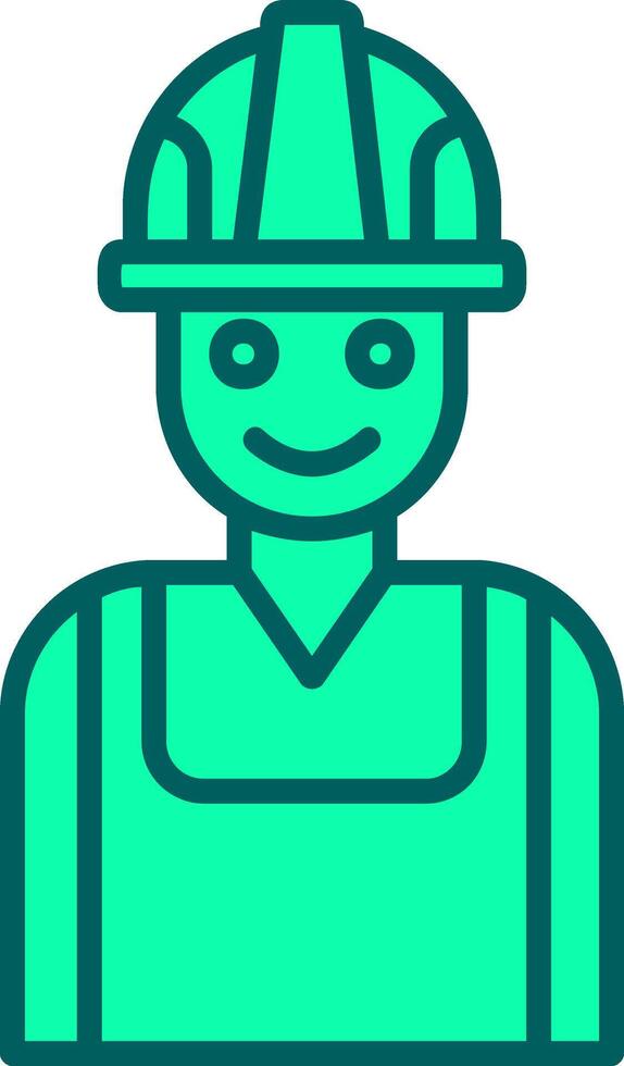 Worker Icon Design Symbol vector