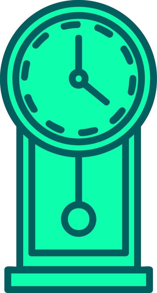 Wall Clock Icon Design Symbol vector