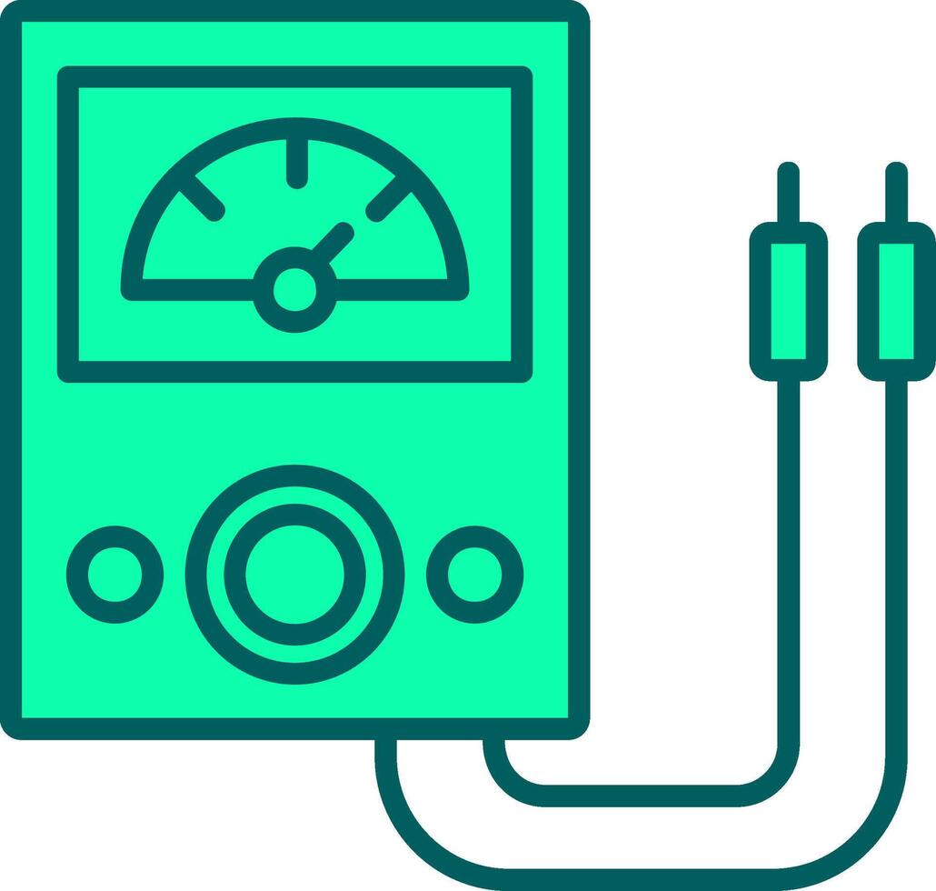 Voltmeter Icon Design Symbol vector