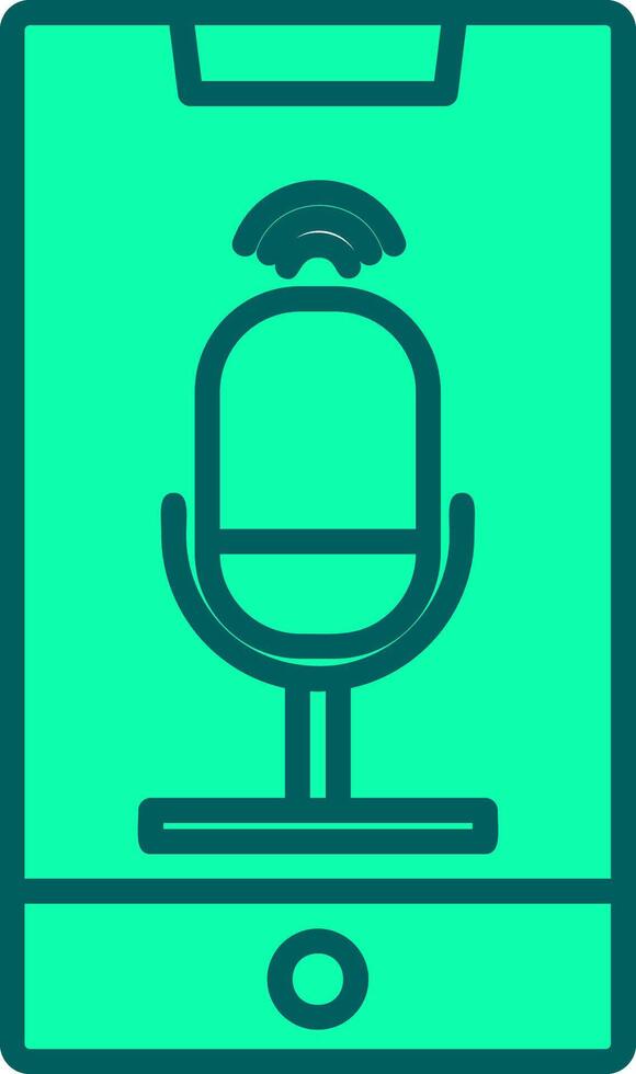Voice Control Icon Design Symbol vector