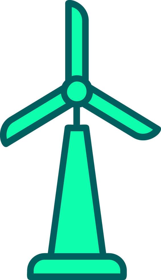 Wind Turbine Icon Design Symbol vector