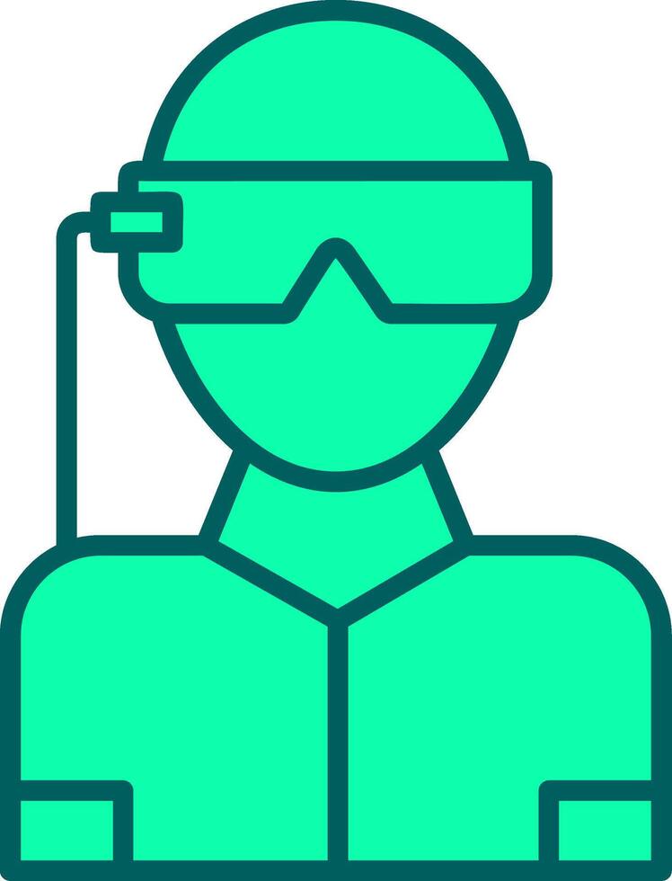 Virtual Reality Icon Design Symbol vector