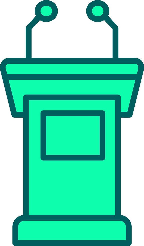Tribune Icon Design Symbol vector