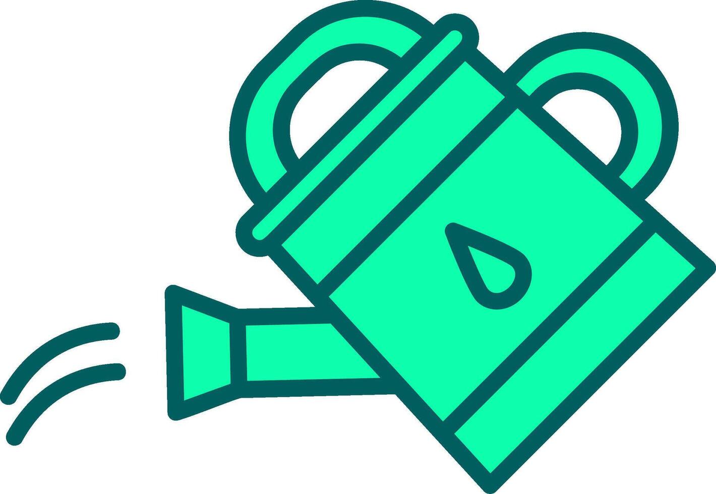 Watering Can Icon Design Symbol vector