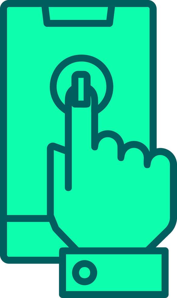 Touchscreen Icon Design Symbol vector