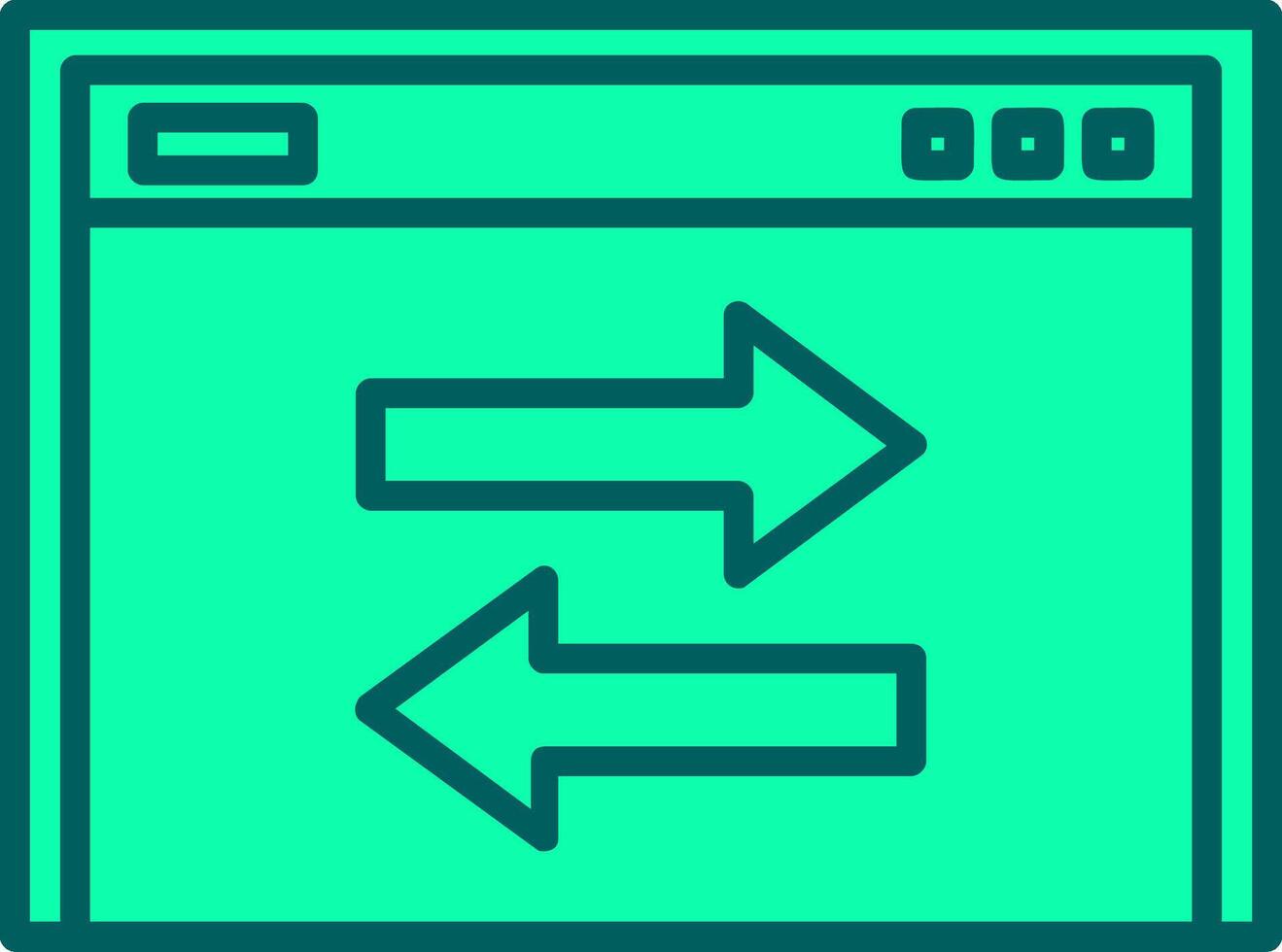 Transfer Data Icon Design Symbol vector