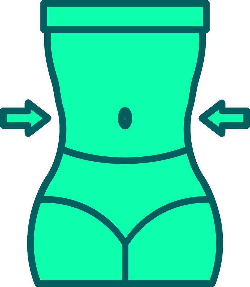 Waist Icon Design Symbol vector