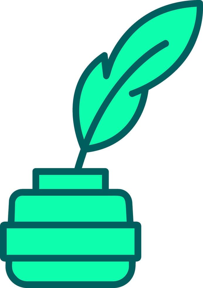Quill Icon Design Symbol vector