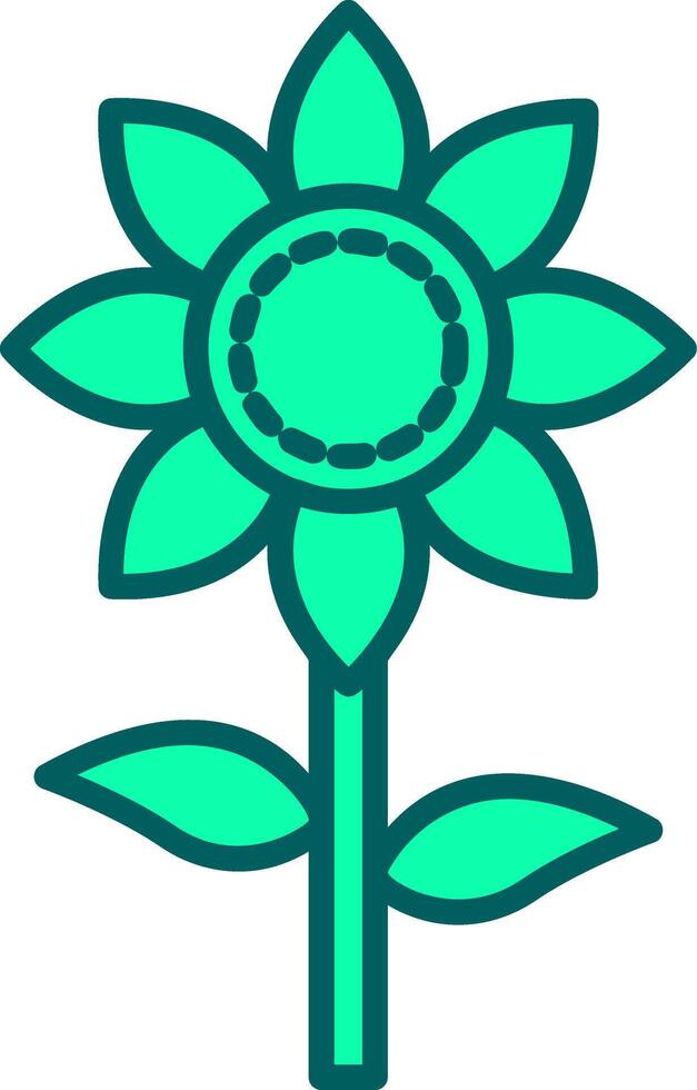Sunflower Icon Design Symbol vector