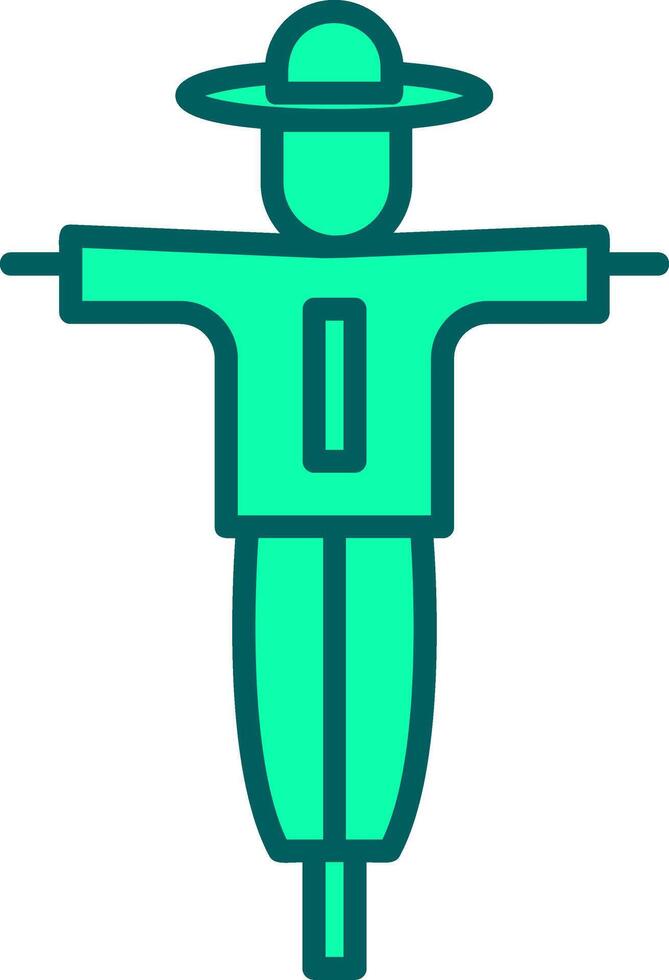 Scarecrow Icon Design Symbol vector