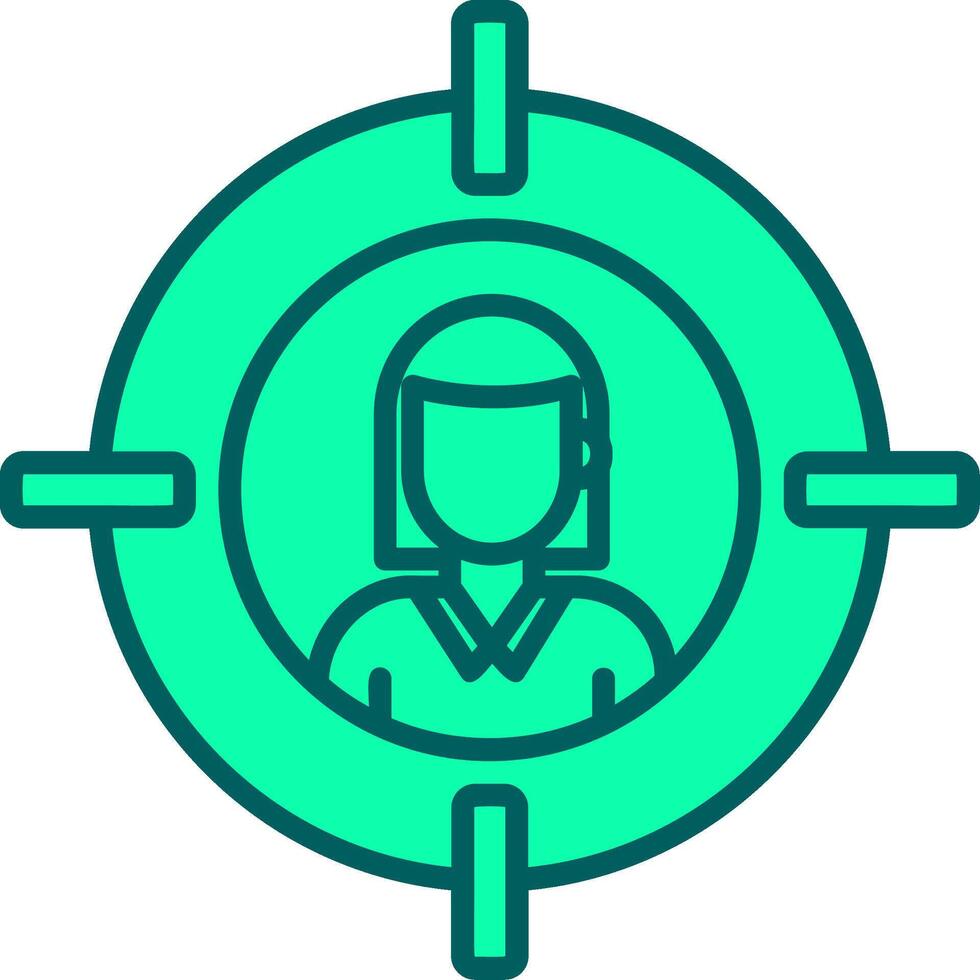 Target Icon Design Symbol vector