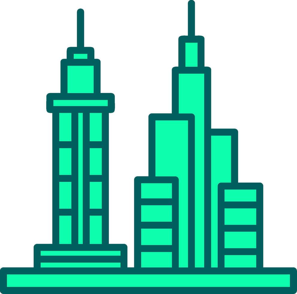 Skyline Icon Design Symbol vector