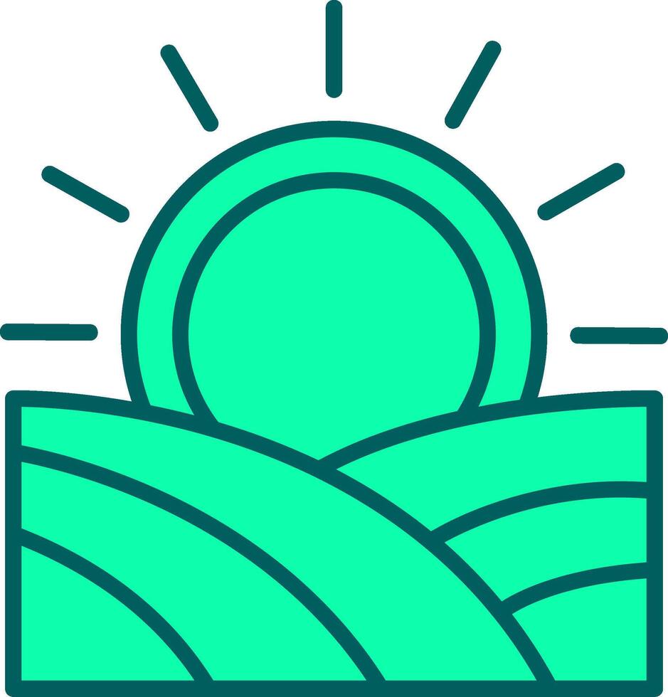 Sunrise Icon Design Symbol vector