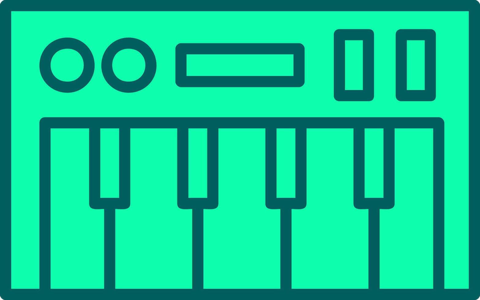 Piano Icon Design Symbol vector